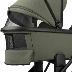 Moon Piú Kombi-Kinderwagen Moss Green/black Matt Zubehör Bundle -Kinderwagen k24 piu 64960630 wannenfensteroffen mossgreen 655 1