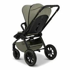 Moon Resea Plus Kinderwagen Moss Green/black Matt Zubehör Bundle -Kinderwagen k24 reseaplus 64940530 sportsitz mossgreen 655 6 backleft 1