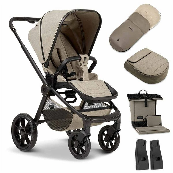 Moon Sport Sportwagen Mud Melange Zubehör Bundle 1 Moon Sport Sportwagen Mud Melange Zubehör Bundle