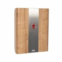 Timkid KAWAmidi Wandwickeltisch Edelstahl / Eiche Inklusive Wickelmatte | Modern & Slim