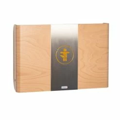 Timkid KAWAQ Wandwickeltisch Edelstahl / Buche Inklusive Wickelmatte | Horizontal Design