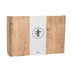 Timkid KAWAQ Wandwickeltisch Weiß / Eiche Inklusive Wickelmatte | Horizontal Design