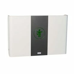 Timkid KAWAQ Wandwickeltisch Anthrazit / Weiß Inklusive Wickelmatte | Horizontal Design