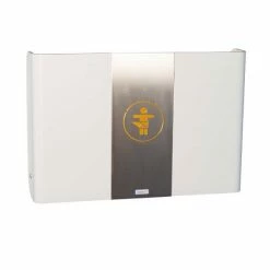 Timkid KAWAQ Wandwickeltisch Edelstahl / Weiß Inklusive Wickelmatte | Horizontal Design