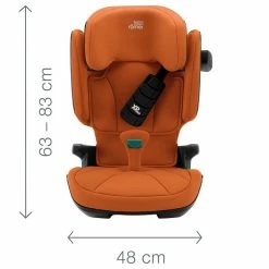 Britax Römer Kidfix I-Size Burgundy Red Kindersitz Gruppe ECE R 129 / I-Size -Kinderwagen kidfix i size dimension images angle 03 3