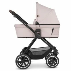 ABC Design Samba 2in1 Kinderwagen Bundle Berry Pure Mit Autositz, Wickeltasche, Fußsack Und Adapter -Kinderwagen kinderwagen stroller samba berry 03 babywanne 03