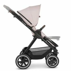 ABC Design Samba 2in1 Kinderwagen Bundle Berry Pure Mit Autositz, Wickeltasche, Fußsack Und Adapter -Kinderwagen kinderwagen stroller samba berry 11 schieber fussstuetze 11