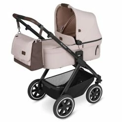 ABC Design Samba 2in1 Kinderwagen Bundle Berry Pure Mit Autositz, Wickeltasche, Fußsack Und Adapter -Kinderwagen kinderwagen stroller samba berry 20 wickeltasche 20