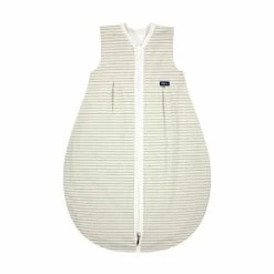 Alvi Kugelschlafsack Mäxchen Light BIO-Baumwolle Ringlets Gray - Größe 70-110 Cm Wählbar