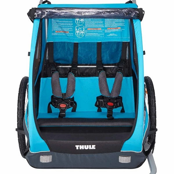 Thule Coaster XT Kinderanhänger Blue Umbaubar Zum Fahrradanhänger Und Kinderwagen 2 Thule Coaster XT Kinderanhänger Blue Umbaubar Zum Fahrradanhänger Und Kinderwagen – Bild 2
