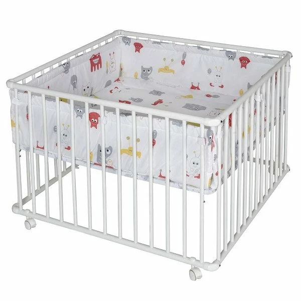 Schardt Laufgitter Basic Buche Massiv Weiß 100 X 100 Cm, Mit Laufrollen, Folie Monster 1 Schardt Laufgitter Basic Buche Massiv Weiß 100 X 100 Cm, Mit Laufrollen, Folie Monster