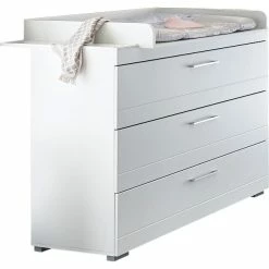 Arthur Berndt Liene Sparset Weiß/matt Kinderbett Und Wickelkommode -Kinderwagen liene33 fs 3