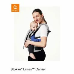 Stokke® Limas™ Flex Babytrage Floral Slate -Kinderwagen limasflex slatemel front 220425 0466 rt 1 1