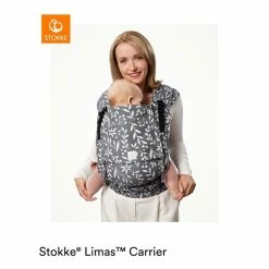 Stokke® Limas™ Plus Babytrage Boho Beige -Kinderwagen limasplus floralslate front 220425 0877 rt 1 1 1 1