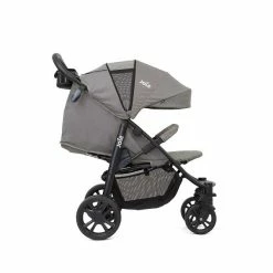 Joie Litetrax 4 Sportwagen Gray Flannel 9 Joie Litetrax 4 Sportwagen Gray Flannel -Kinderwagen litetrax4 grayflannel profile recline canopy 1