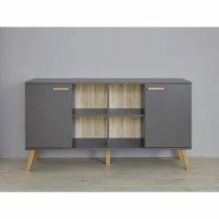 Trendteam Mats Sideboard Grau Melamin