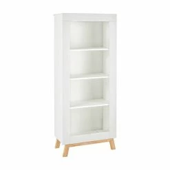 Schardt Miami White Kinderzimmer Inkl. Umbauseiten Mit 2-türigem Schrank -Kinderwagen miami white regal 4
