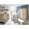 MÄUSBACHER Mäusbacher Micha Kinderzimmer 4T Dreiteilig Asteiche/artisan Weiß