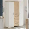 MÄUSBACHER Mäusbacher Micha Kleiderschrank 3-türig Artisan Weiß/asteiche