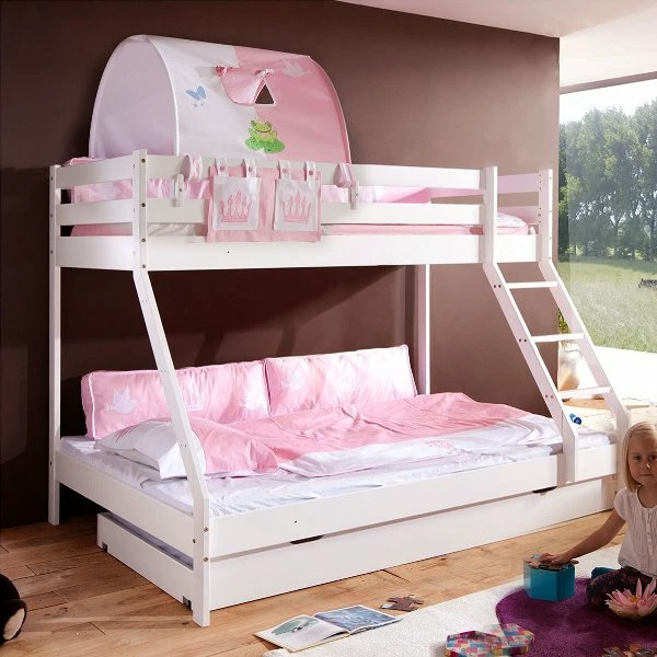 Relita MIKE Etagenbett Buche Massiv Weiß 90/140 X 200 Cm - Frachtfrei 3 Relita MIKE Etagenbett Buche Massiv Weiß 90/140 X 200 Cm - Frachtfrei – Bild 3