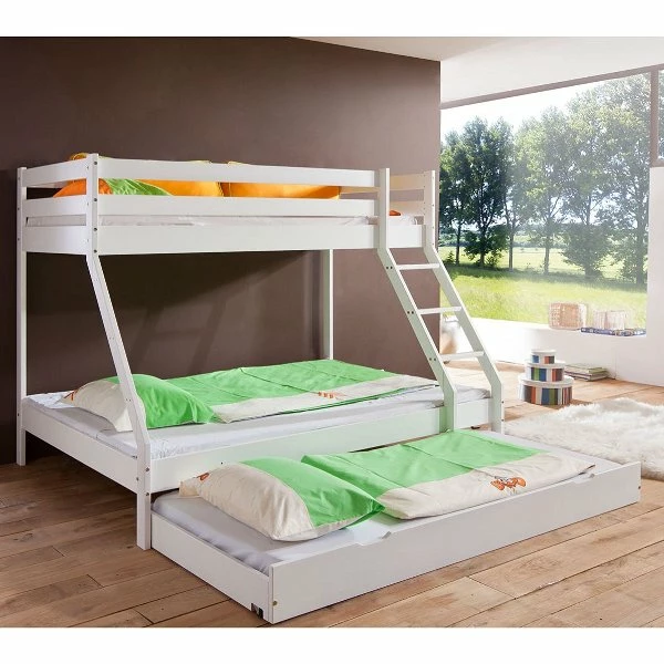 Relita MIKE Etagenbett Buche Massiv Weiß 90/140 X 200 Cm - Frachtfrei 4 Relita MIKE Etagenbett Buche Massiv Weiß 90/140 X 200 Cm - Frachtfrei – Bild 4