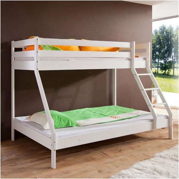 Relita MIKE Etagenbett Buche Massiv Weiß 90/140 X 200 Cm - Frachtfrei 1 Relita MIKE Etagenbett Buche Massiv Weiß 90/140 X 200 Cm - Frachtfrei