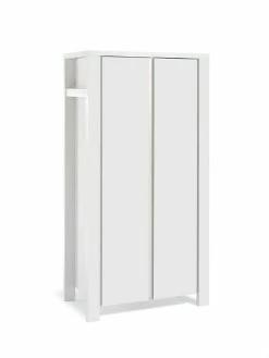 Schardt Milano Weiss Kleiderschrank 2 Türen Dekor Weiß/MDF Weiß
