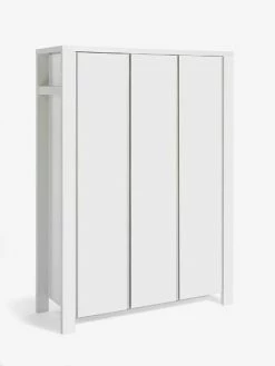 Schardt Milano Weiss Kleiderschrank 3 Türen Dekor Weiß/MDF Weiß