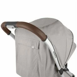 UPPAbaby Minu V2 Buggy Stella Grey Brushed 14 UPPAbaby Minu V2 Buggy Stella Grey Brushed -Kinderwagen minu22 stl leatherdetail 6496x4872 409e57a