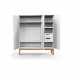 Nature Kid Paula Kinderzimmer Weiß/natur Vierteilig -Kinderwagen modena zimmer sch innen 1