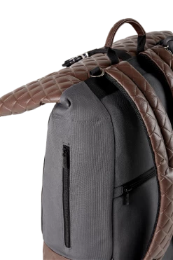 Moon Premium Rolltop Rucksack Anthrazit Mit Wickelauflage, Geldtasche & Befestigungssystem -Kinderwagen moon k23 backpack anthra 0225