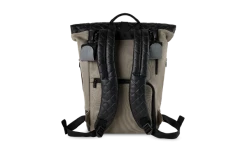 Moon Premium Rolltop Rucksack Mud Mit Wickelauflage, Geldtasche & Befestigungssystem -Kinderwagen moon k23 backpack mud 0300