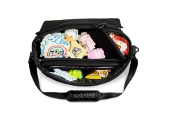 Moon Premium Wickeltasche Black Mit Wickelauflage, Geldtasche & Befestigungssystem -Kinderwagen moon k23 messengerbag black 0528