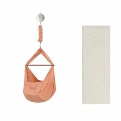 Moonboon Ökologische Federwiegen-Set Desert Mit Motor & Kokos-Einleger -Kinderwagen moonboon federwiegen set desert