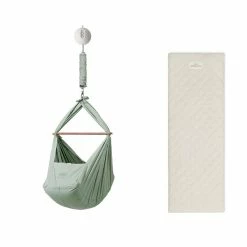 Moonboon Ökologische Federwiegen-Set Seagrass Mit Motor & Kokos-Einleger -Kinderwagen moonboon federwiegen set seagrass