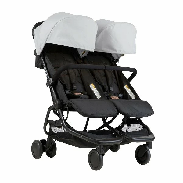 Mountain Buggy Nano DUO In Silver Ideal Für Die Reise 1 Mountain Buggy Nano DUO In Silver Ideal Für Die Reise