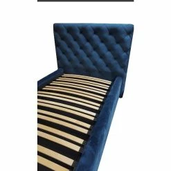 Nature Kid Viana Polsterbett Velour Rosa 90 X 200 Cm Mit Bettkasten -Kinderwagen naturekid polsterbett viana detail lattenrost kopfteil gr 1