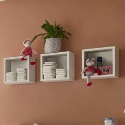 MÄUSBACHER Mäusbacher New York Hängeregale Dreiteilig Anderson Pinie / Nelson EIche