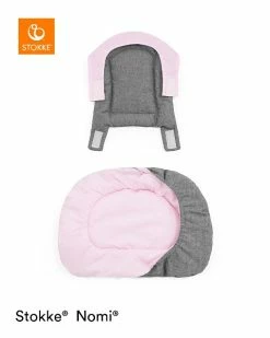 Stokke® Nomi® Kissen -Kinderwagen nomi cushion pink grey mix 220901 5564 rt