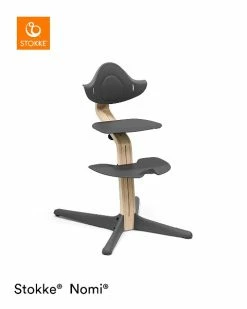 Stokke® Nomi® Stuhl Natural Anthracite -Kinderwagen nomi natural anthracite junior 5426 rt