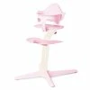 Nomi Hochstuhl Mit Mini Bügel Baby Set Weiß Lackiert/Pale Pink