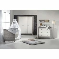 Schardt Nordic Driftwood Kinderzimmer +Umbauseiten Mit Dreitürigem Kleiderschrank