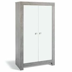 Schardt Nordic Driftwood Kinderzimmer +Umbauseiten Mit Zweitürigem Kleiderschrank -Kinderwagen nordic weiss kleiderschrank zweituerigsgr 2