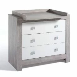 Schardt Nordic Driftwood Kinderzimmer +Umbauseiten Mit Zweitürigem Kleiderschrank -Kinderwagen nordic weiss wickelkommode 2