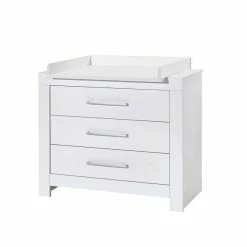 Schardt Nordic White Kinderzimmer Mit Umbauseiten Dreitüriger Schrank - Dekor Weiß -Kinderwagen nordic white wiko gr 3