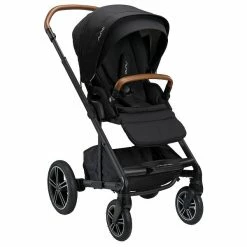 Nuna MIXX Next Kinderwagen Caviar Inkl. Fußsack, Regenverdeck, Adapter