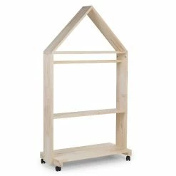 Childhome Childwood Lagerregal Haus Mit Räder Kiefernholz -Kinderwagen ohcn 7