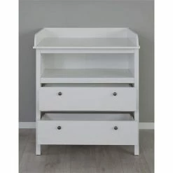 Trendteam Ole Babyzimmer 3-türiger Schrank 4-teilig Weiß -Kinderwagen ole bz 1839 630 01 geoeffnet 4