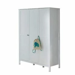 Trendteam Ole Kleiderschrank 3-türig Weiß