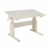 LIFETIME Schreibtisch Kiefer Whitewash 30245-01W Neigbar & Höhenverstellbar